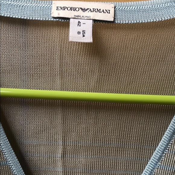 Emporio Armani Viscose Striped Top - Picture 6 of 8